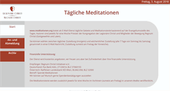 Desktop Screenshot of meditationen.org